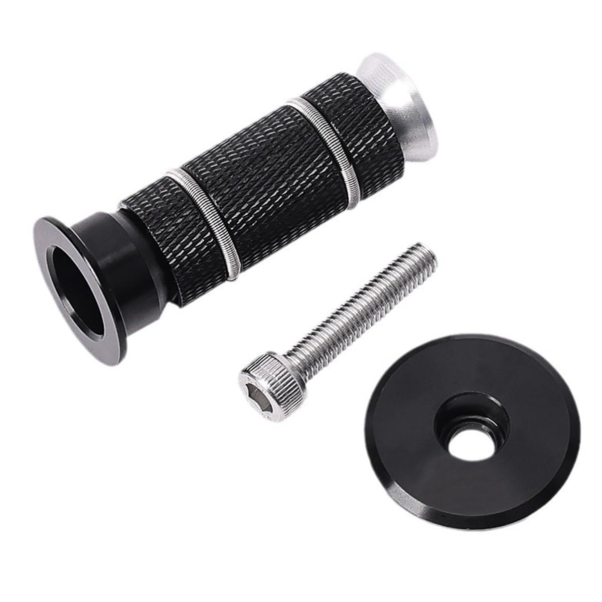 HOUSON 1-inch Bicycle Headset Expander for Forks - CNC Aluminum Expander Sleeve 19-21mm | T6 Heat Treatment | Compatible with 25.4mm Steerer Tubes