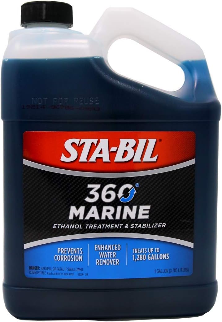 STABIL (2) ea 1 Gallon Gold Eagle Marine STA-BIL 22250 Fuel STABILIZER w Ethanol Treatment