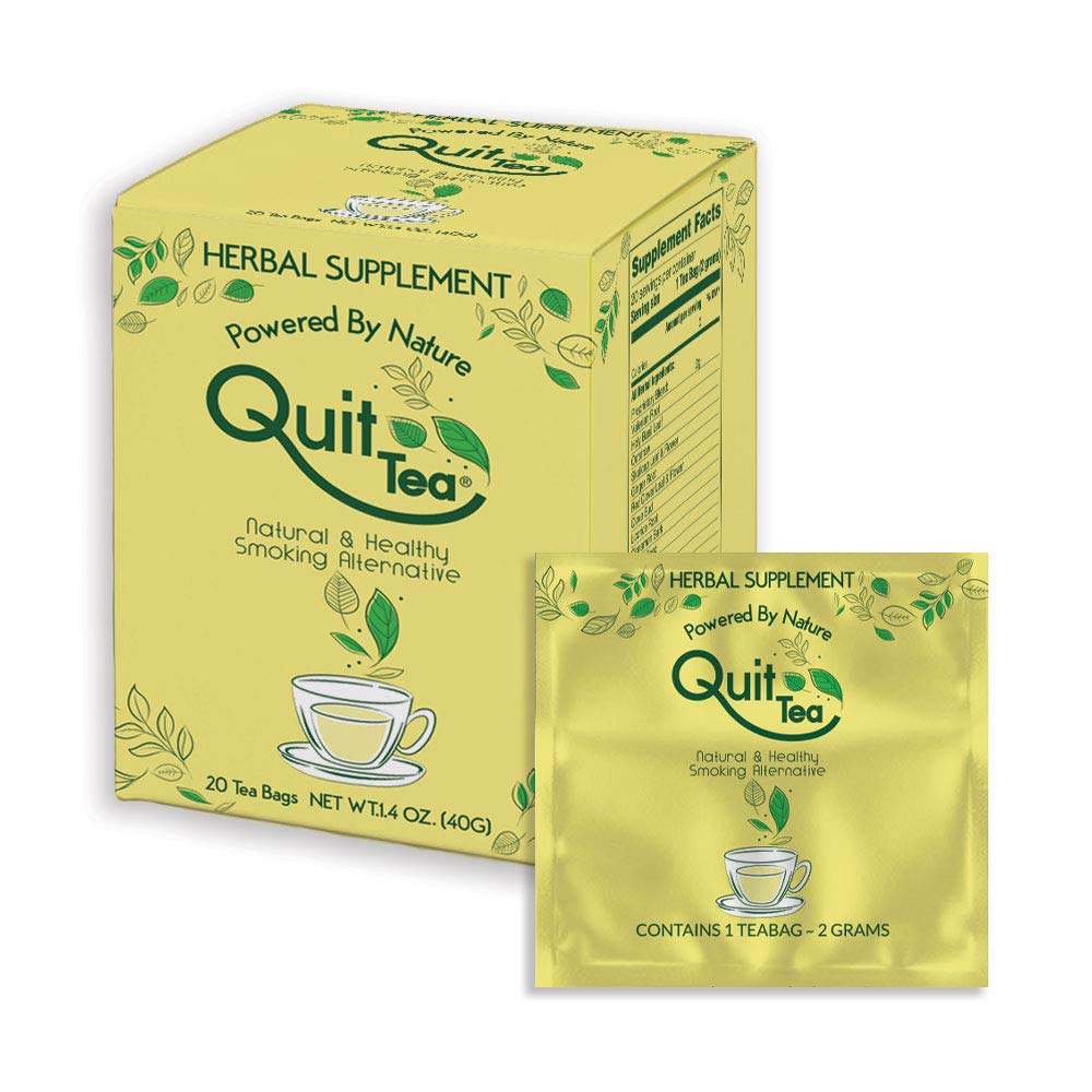 Quit Tea Herbal Stop Smoking Tea 20 bolsas de té 1 semana de suministro ...