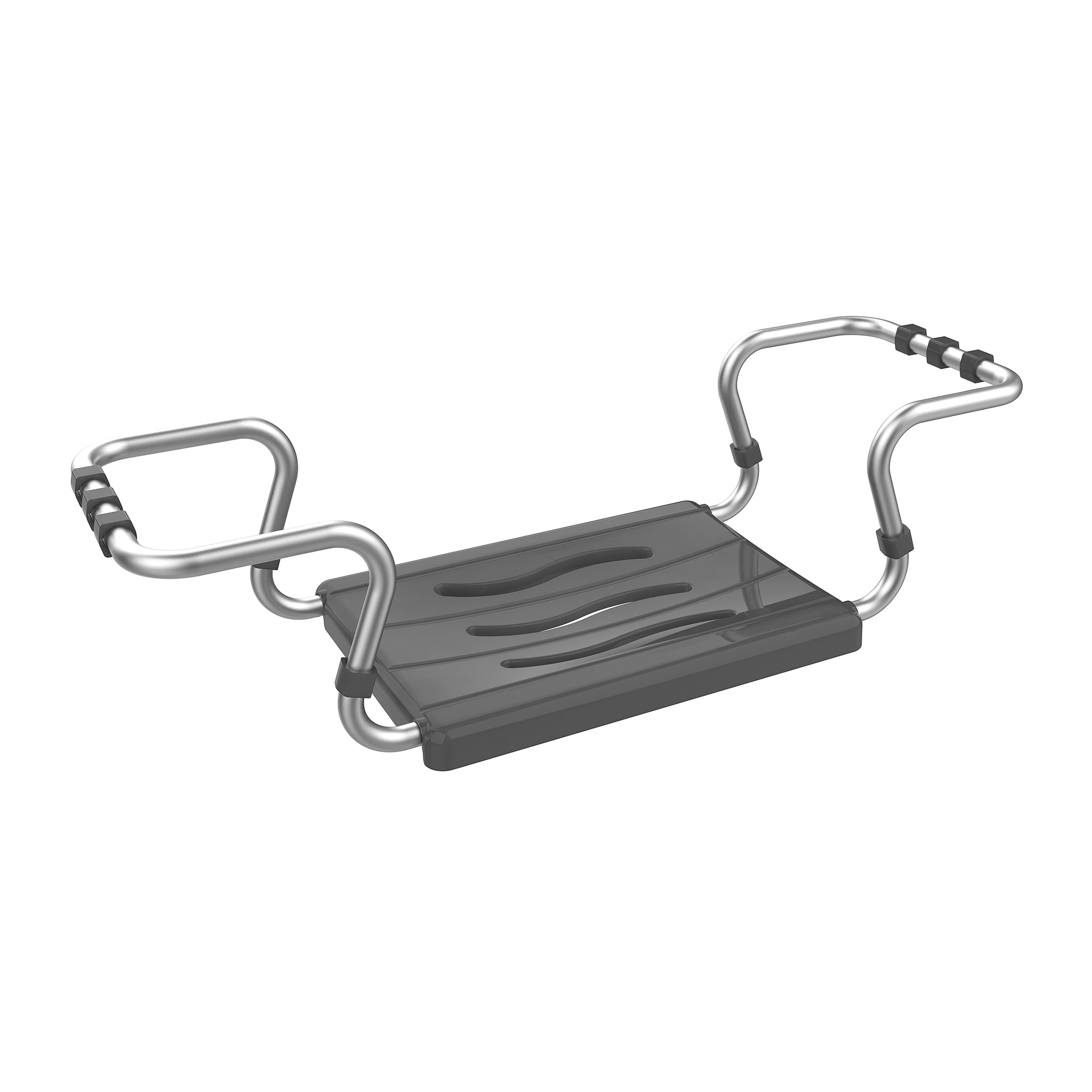 Rozszerzane siedzisko wannowe 150 kg, aluminium, tworzywo sztuczne, 55-70 x 18 x 26 cm, antracyt