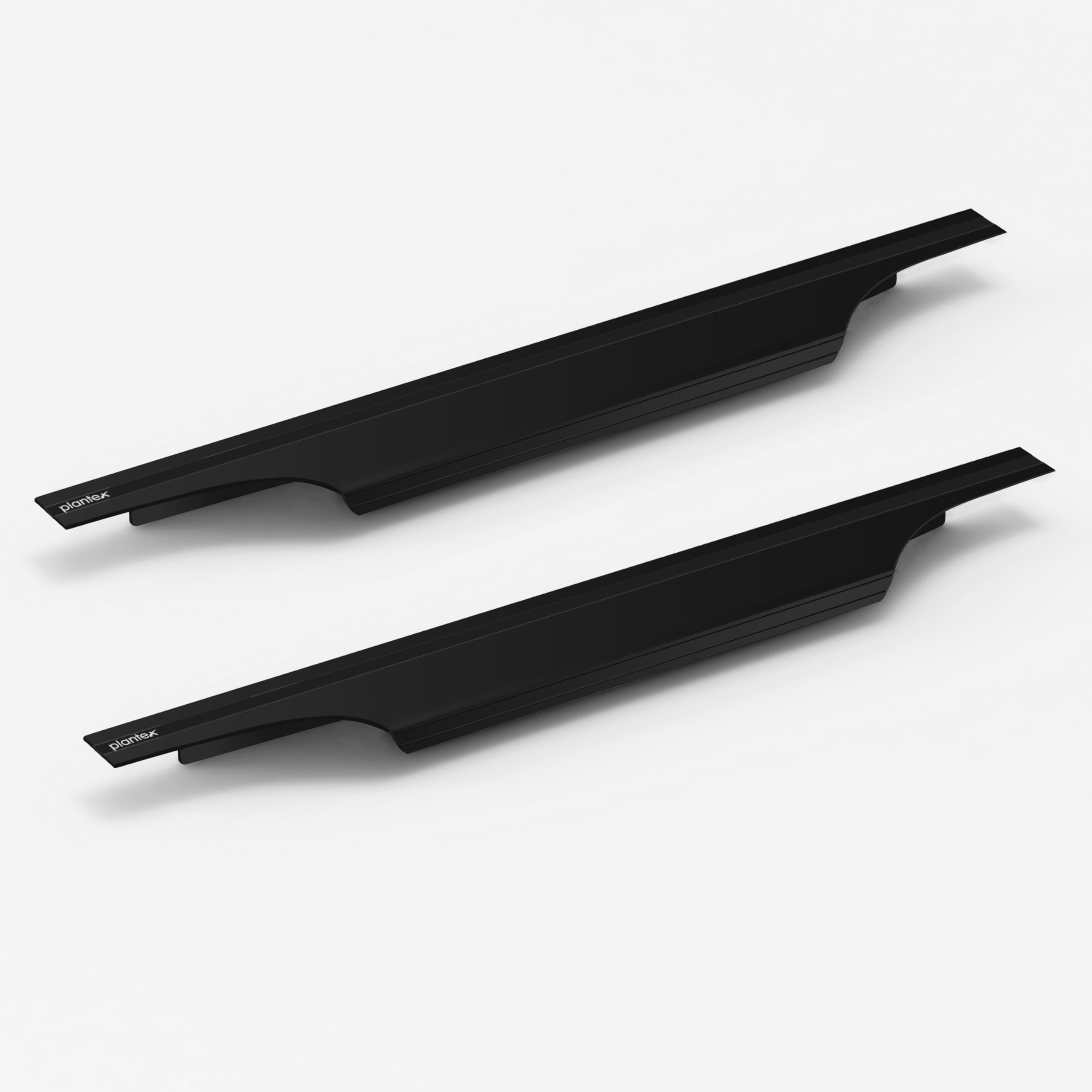 Plantex Profile Handles - Black Kitchen Drawer Pulls -16 Plantex Profile Handles - Black Kitchen Drawer Pulls -16