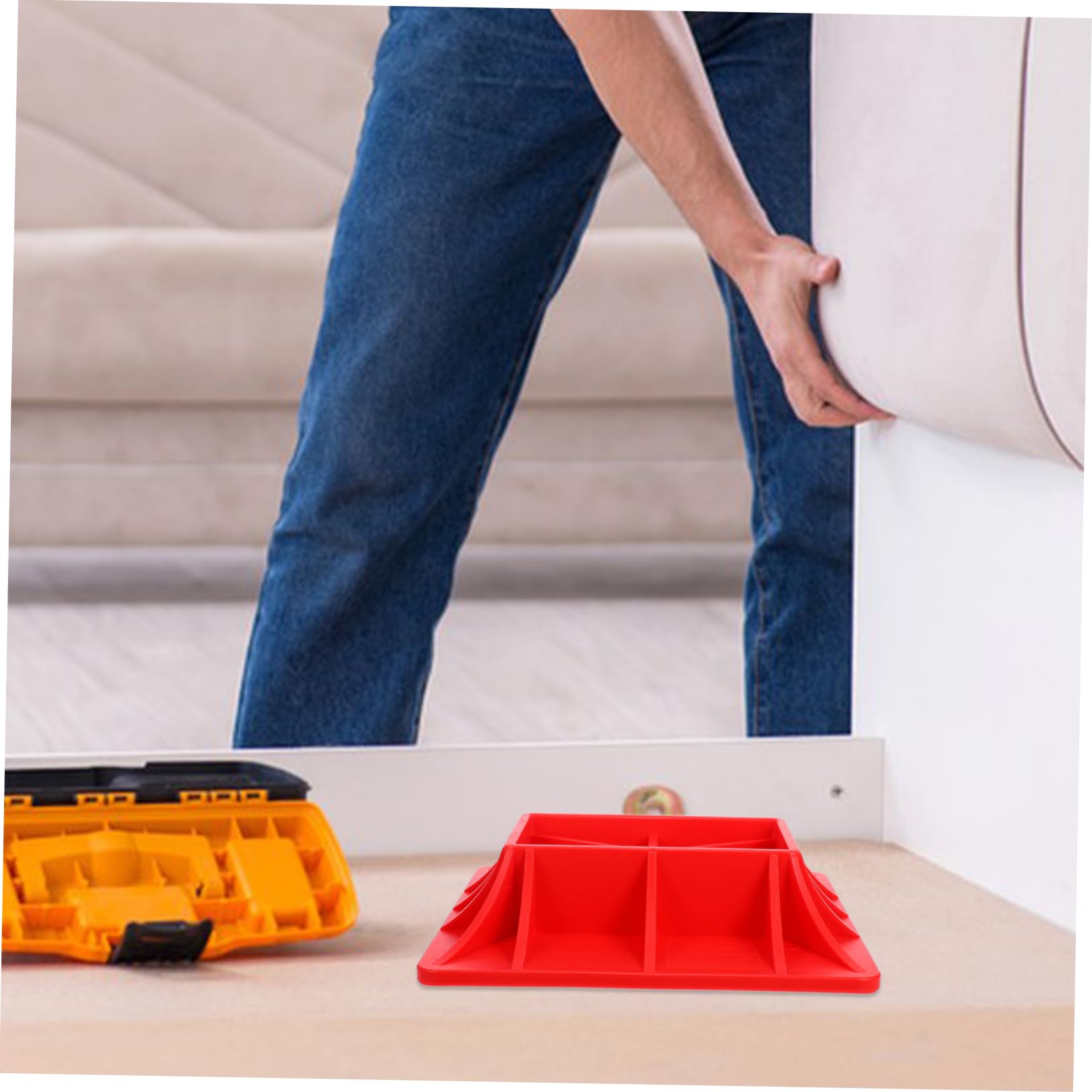 Supporto Martinetto Silicone Spesso Base Per Martinetto Idraulico Resistente Design Multifunzionale Per Attrezzi Facile Installazione e Uso Leggero e Compatto Per Varie