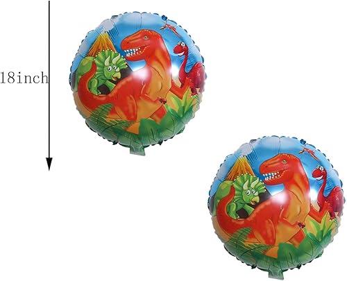 Miniatura 3 de 5 globos de papel de aluminio de dinosaurio Rex de tiranosaurio para decoración de fiesta temática de dinosaurios baby shower