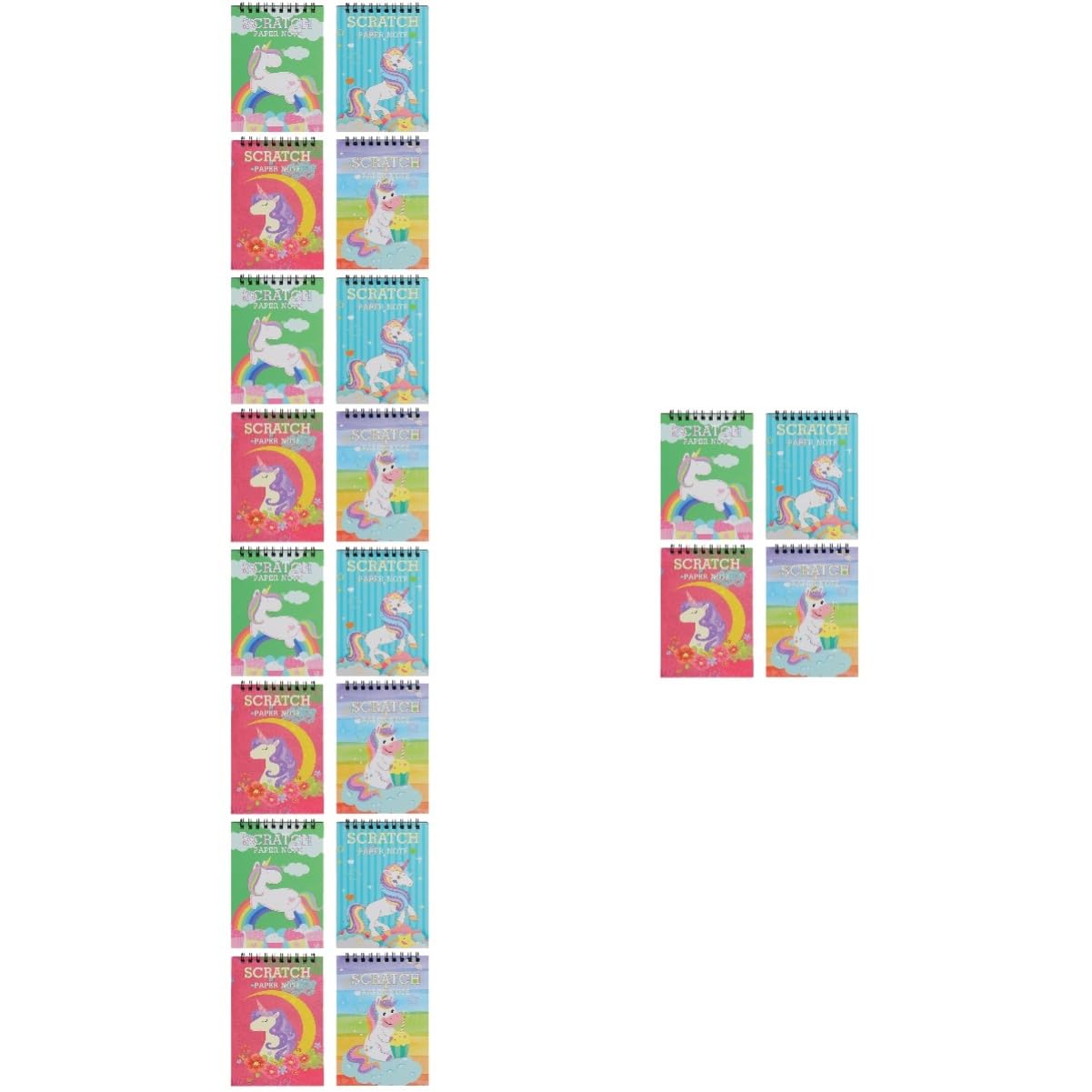 ARTIBETTER 5 Sätze Scratch Bilderbuch Kinderhandwerk Kinderspielzeug Hoch Rubbelkarten Für Für Kleinkind Zeichnen Notizbuch Kratzpads Bunt Papier 4 Stück * 5