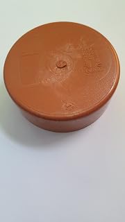 Tubería de suelo de 110 mm, hembra, disolvente, subterráneo, color marrón