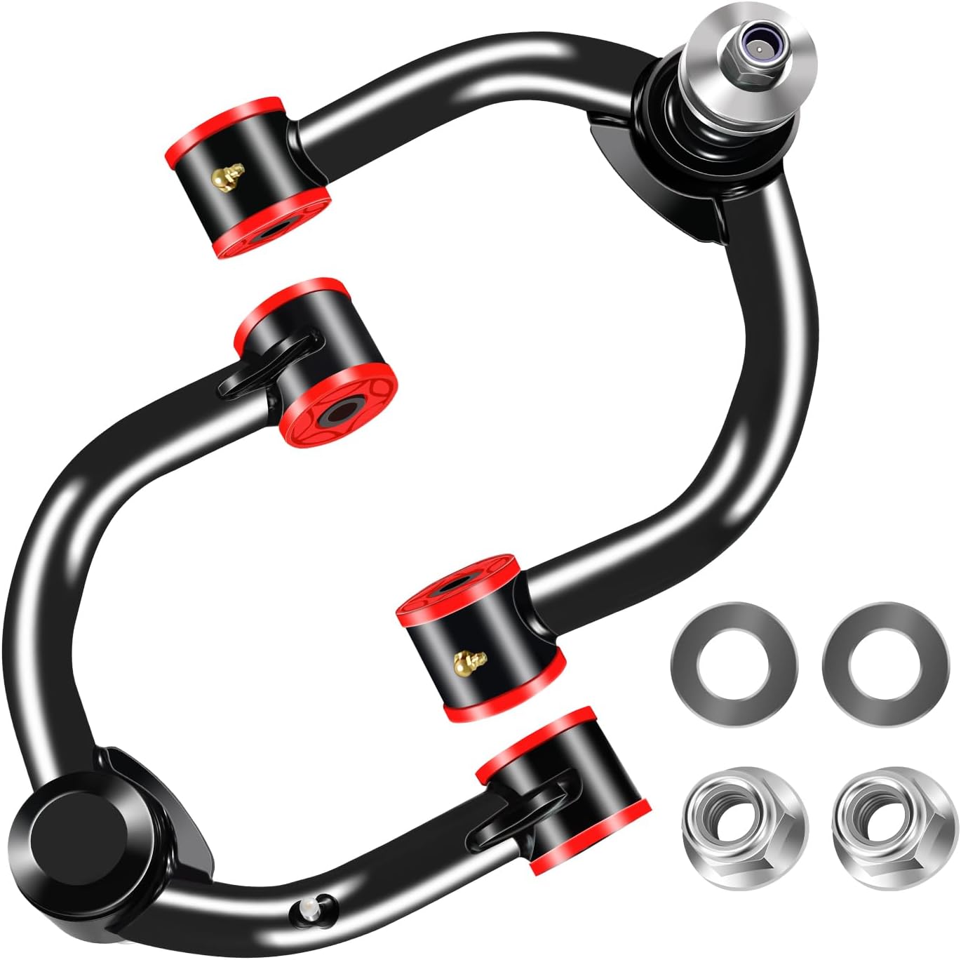 2-4inch Upper Control Arms Compatible with Toyota Tacoma 1996-2003 4WD, 2 to 4" Lift Front Adjustable Tubular Suspension Control Arm Kits for Toyota 4Runner 1995-2002 4WD, Easy Installation