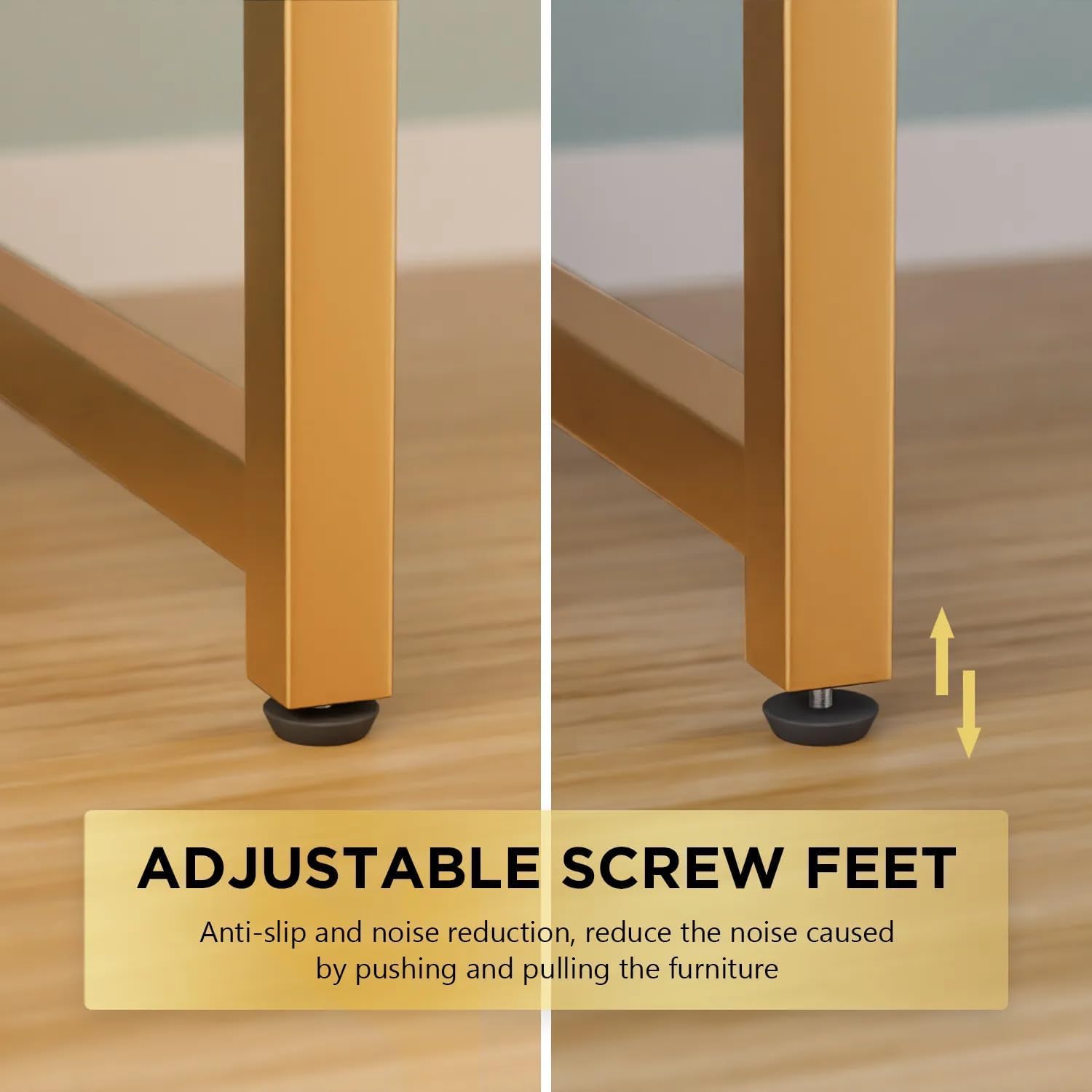 39 inches Computer Desk, Modern Writing Desk, Simple Study Table, Industrial Office Desk, Sturdy Laptop Table for Home Office