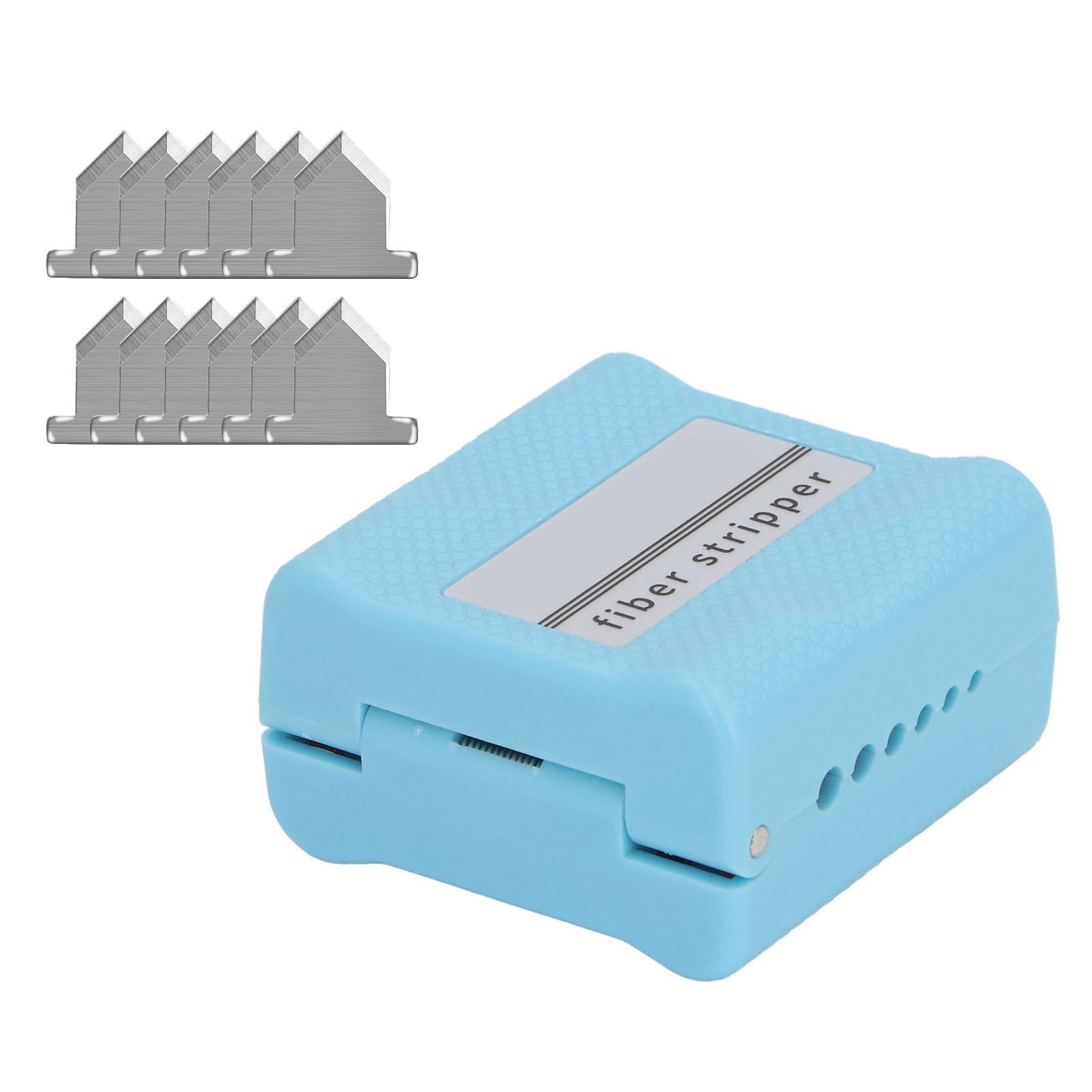 Coupe-tube de câble et dénudeur de gaine en fibre optique de 1,2 à 3,3 mm avec 12 lames
