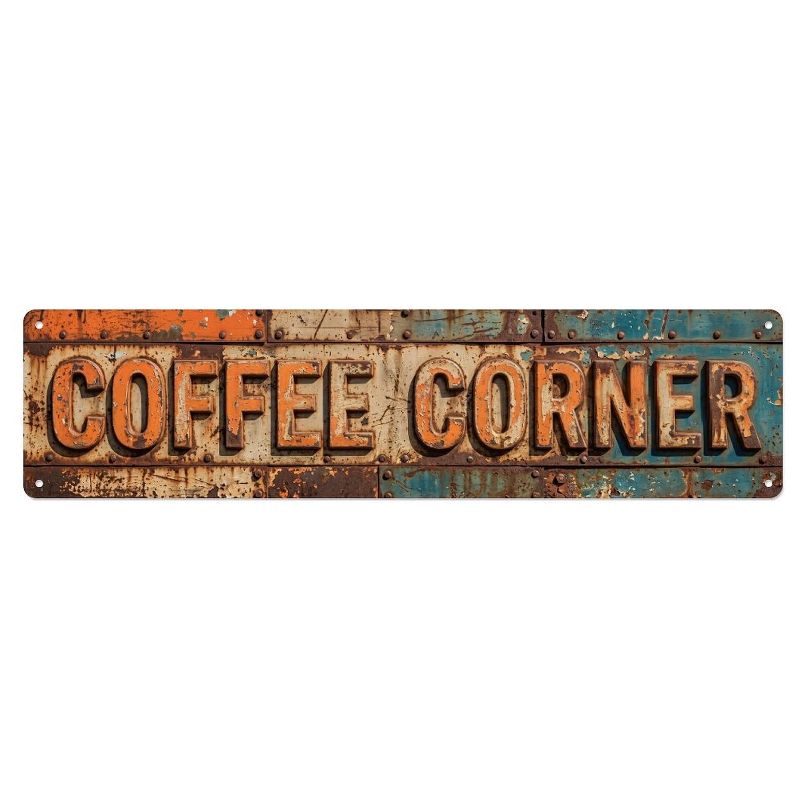Coffee Corner Vintage Bar Metal Tin Sign