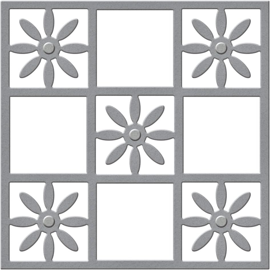 Spellbinders "Shapeabilities" Flower Tile Die, Brown, 17.1 x 8.9 x 0.2 cm