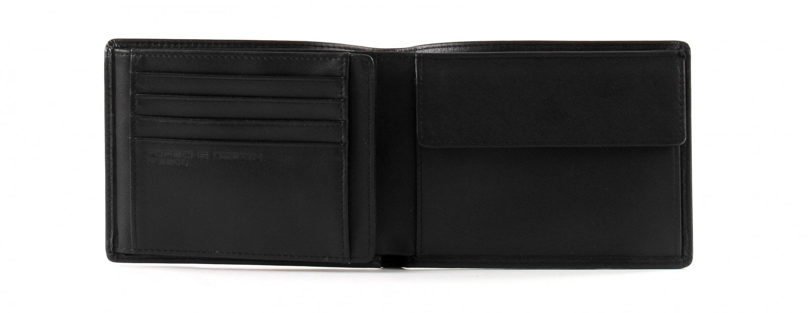 Porsche Design CL2 Geldbörse, Leder, 12,5 cm, schwarz, klassisch, Schwarz, Klassisch