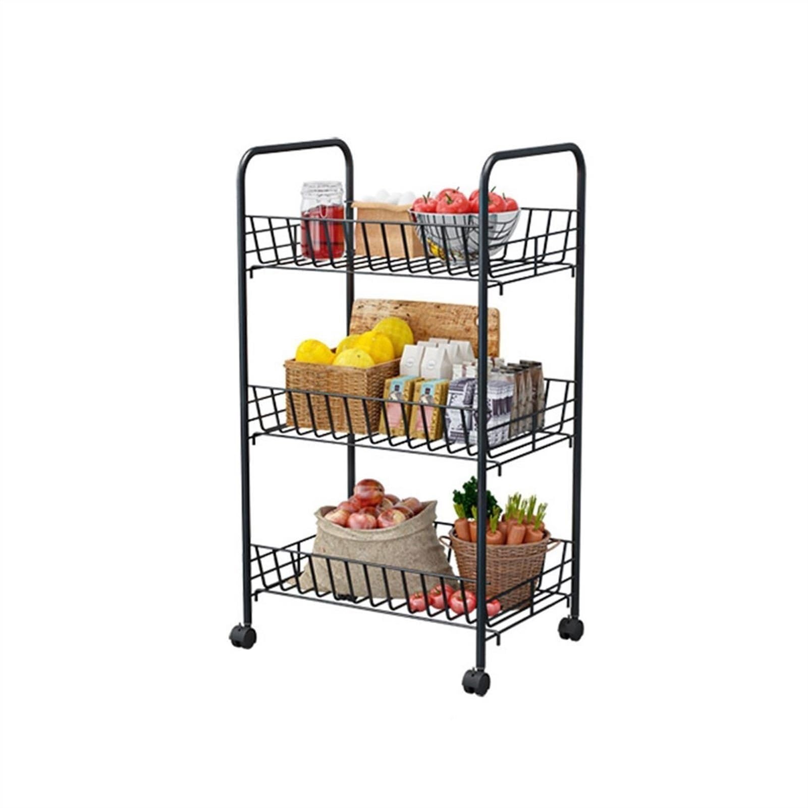 Estantes de cocina tipo carrito organizador para el suelo del salón