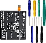 Bater?a de Repuesto de pol?mero de Litio para Google Nexus 5, Nexus 5 de 32 GB, Nexus 5 de 16 GB, Compatible con LG BL-T9, EAC62078701 con Kit de Herramientas Bater?a de Repuesto de pol?mero de Litio para Google Nexus 5, Nexus 5 de 32 GB, Nexus 5 de 16 GB, Compatible con LG BL-T9, EAC62078701 con Kit de Herramientas