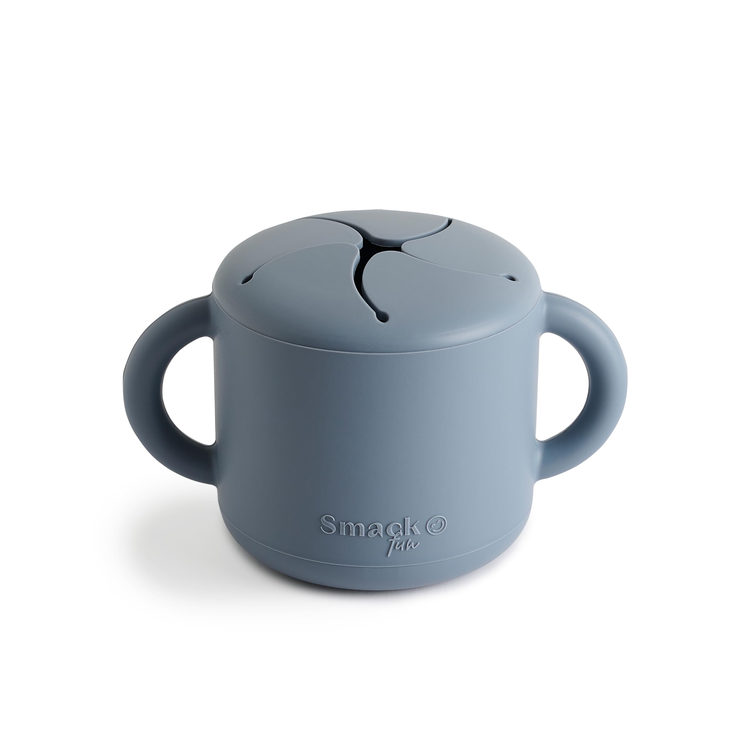 Smack Fun - Silicone Snack Cup | Spill Proof Food Container for Toddler and Baby (Tradewinds)