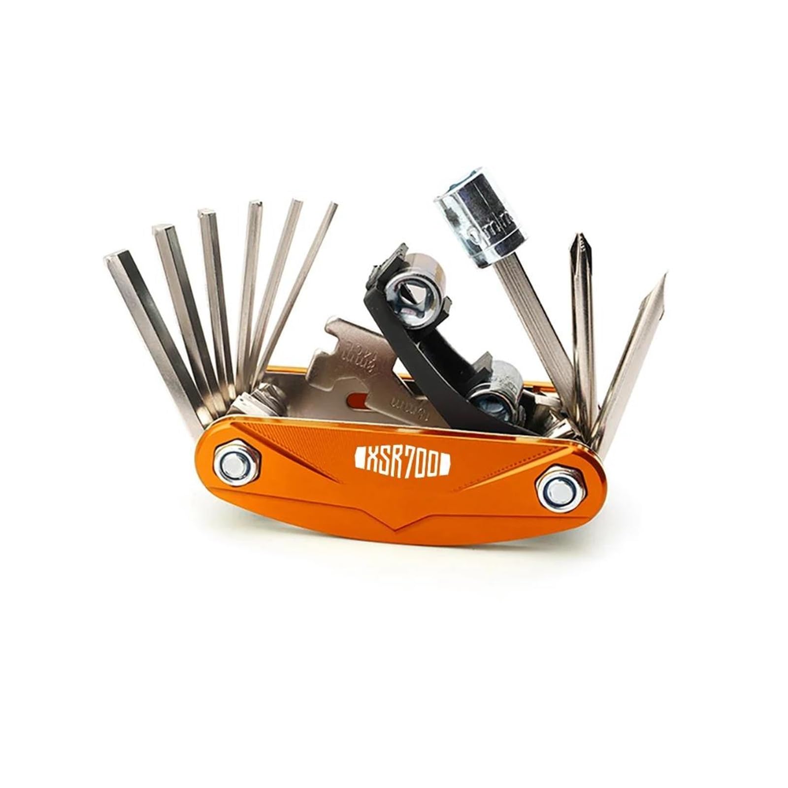 Screwdriver Wrench Multifunctional Screwdriver for XSR700 XSR900 XSR 700 900(Orange)
