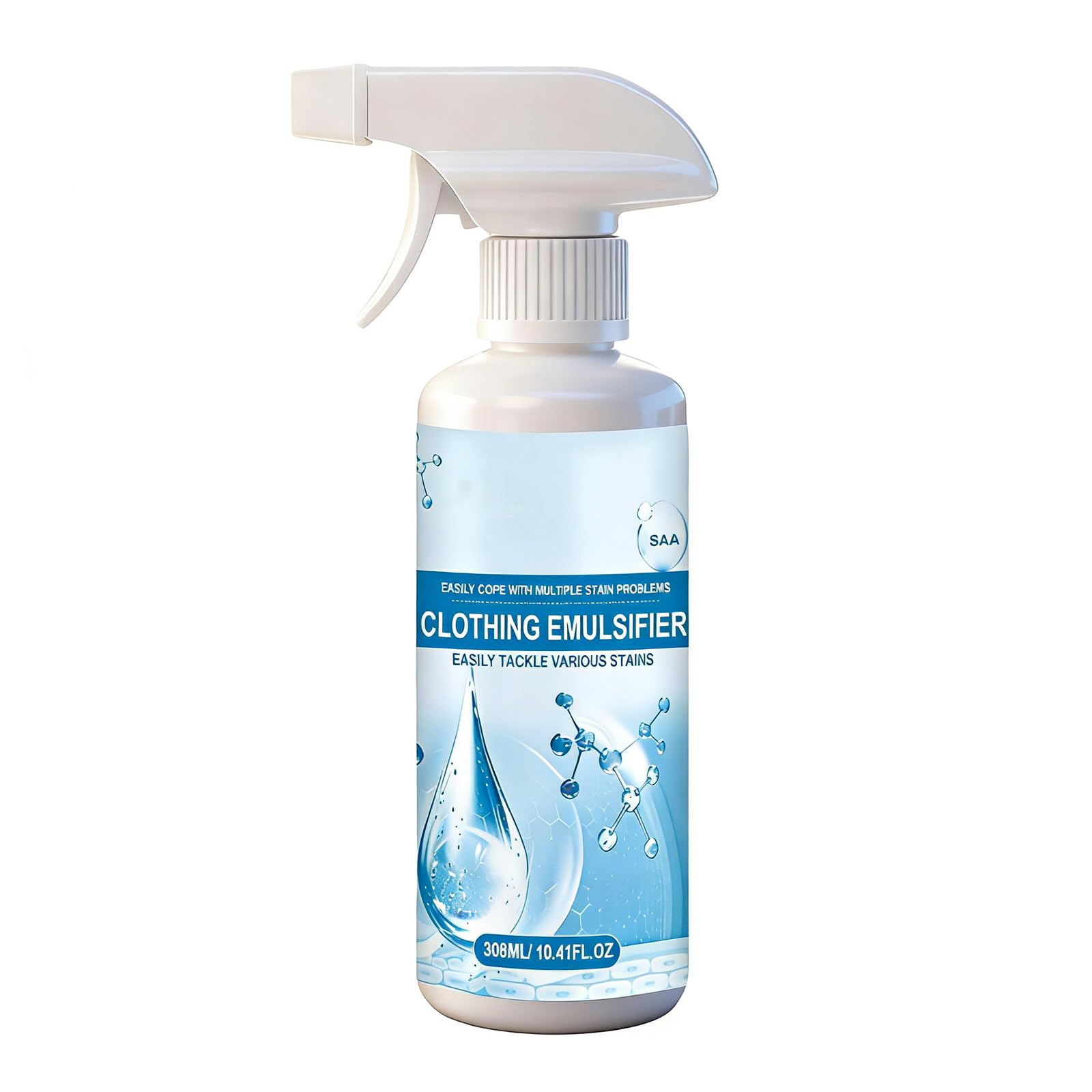 2026 New Clothing Emulsifier,Cleanse Spray,Powerful Stain Remover Clothes Dry Clean Spray No Damage Fabric Spot,non-ionic laundry pre-treatment (1pcs)