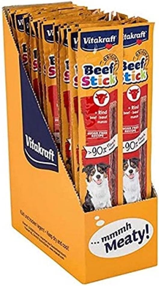 Vitakraft 230094 cani di Snacks Beef Sticks bovina, 50 x 12 g