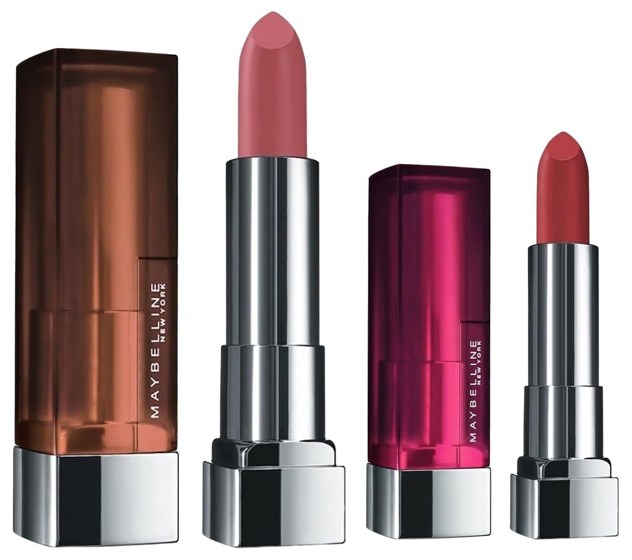 Maybelline New York Matte Lipstick, Intense Colour, 807 Dried Rose, 3.9g & Maybelline New York Matte Lipstick, Intense Colour, Moisturised Lips, Color Sensational Creamy Matte, 507 Almond Pink, 3.9g-picture-50