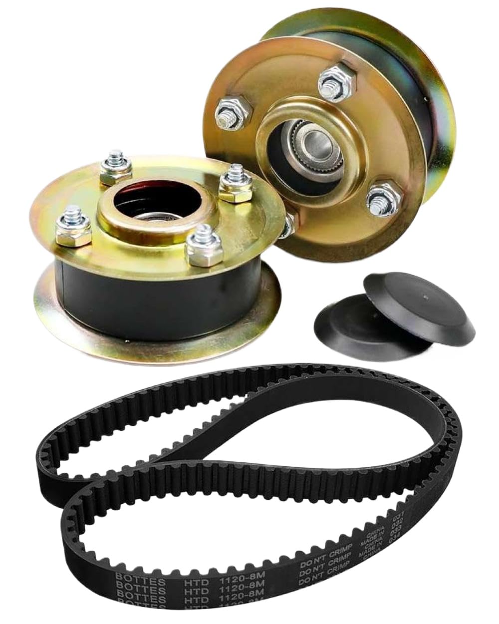 Kit de correa y polea tensora para cortacésped 131-4509 125-2532 120-3335 compatible con tractores de plataforma TimeMaster 30 126-0316 131-4506 131-4529