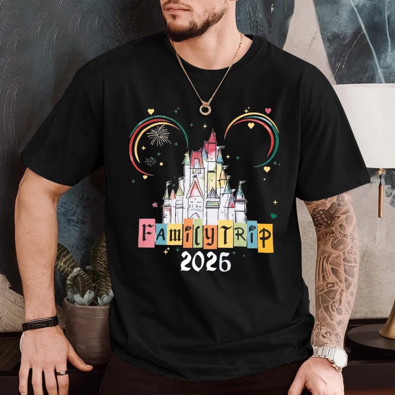 MYHALF Magical Family Shirts Matching 2026 Vacation Family Matching Outfits Mom and Mini Cute Summer Trip Clothes - Image 3