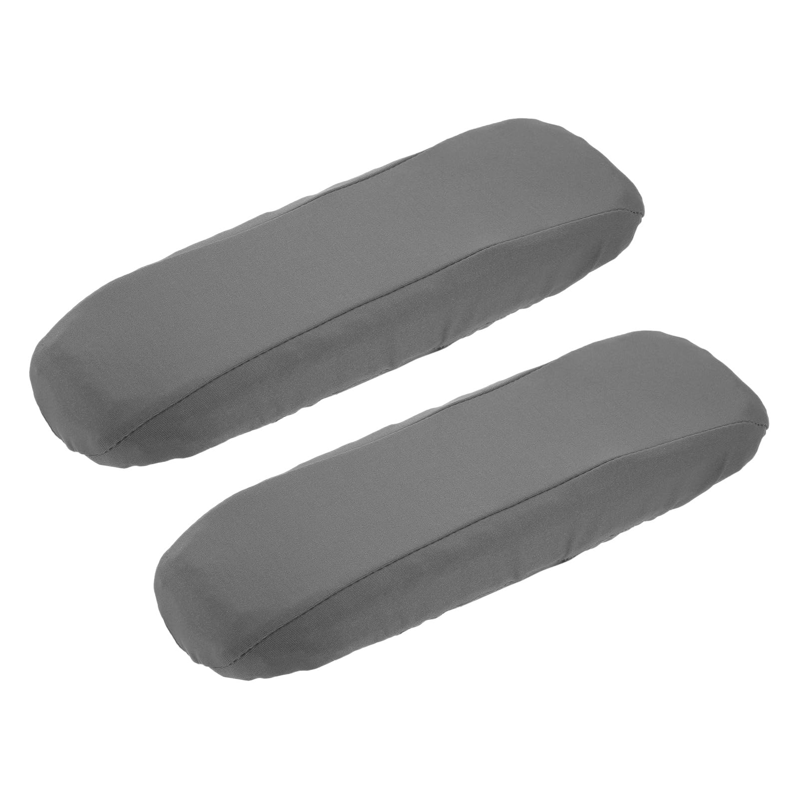 sourcing map Chair Armrest Slipcovers Covers, 32 x 8cm Polyester Removable Seat Hand Rest Protector for Office Chairs Desk Chair(Gray)