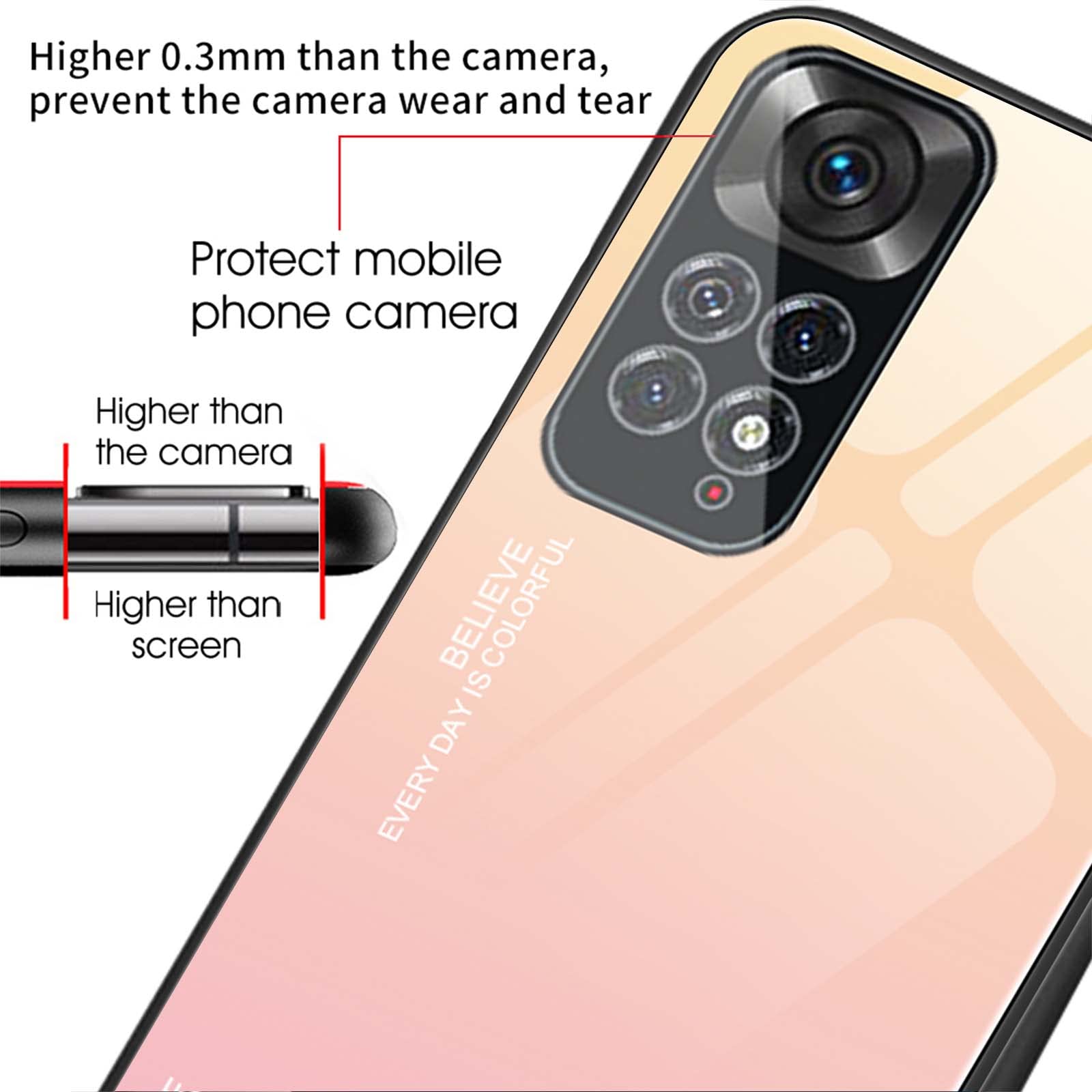 ILING Cover per Xiaomi 11T Pro 5G/Xiaomi 11T 5G, Custodia Vetro