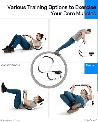 Miniatura 6 de Ab Machine Exercise Equipment, Portable Sit up Machine for Core Strength, Study Ab Crunch Machine, Ab Roller for Abdominal Workout Exerciser &
