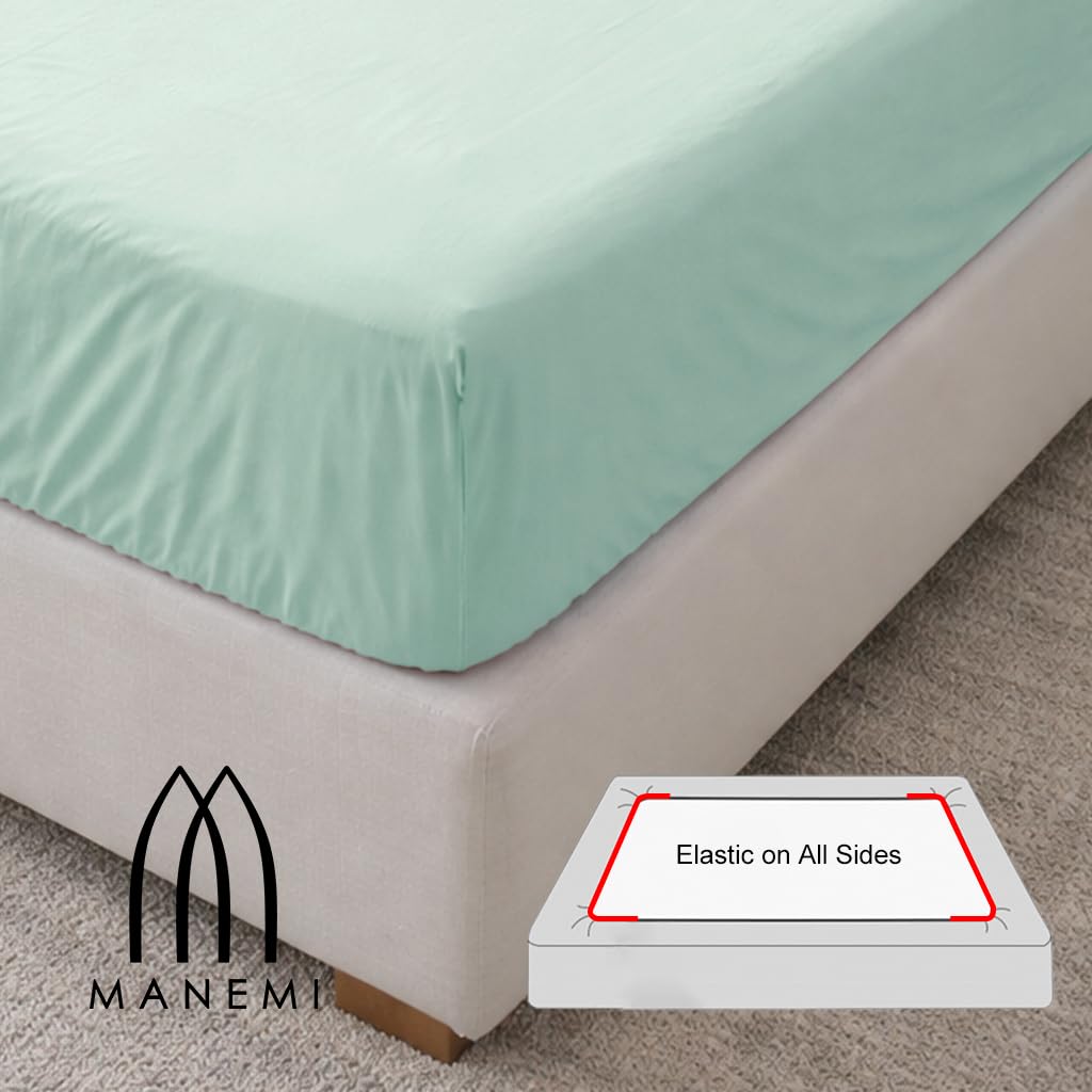 Juego de sabanas Algodon/Poliester - Cama 135x200-3piezas, Incluye Sabana Plana, Sabana Bajera hasta 30cm y Funda para Almohada. Acabado Buena.
