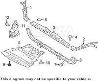Vista 7 de Rexka 40 unids Splash Shield Under Cover Mud Guard Wheelhouse Liner Bumper Cover Push Type Retainer Clip para Nissan 01553-09241 240SX Maxima Subaru