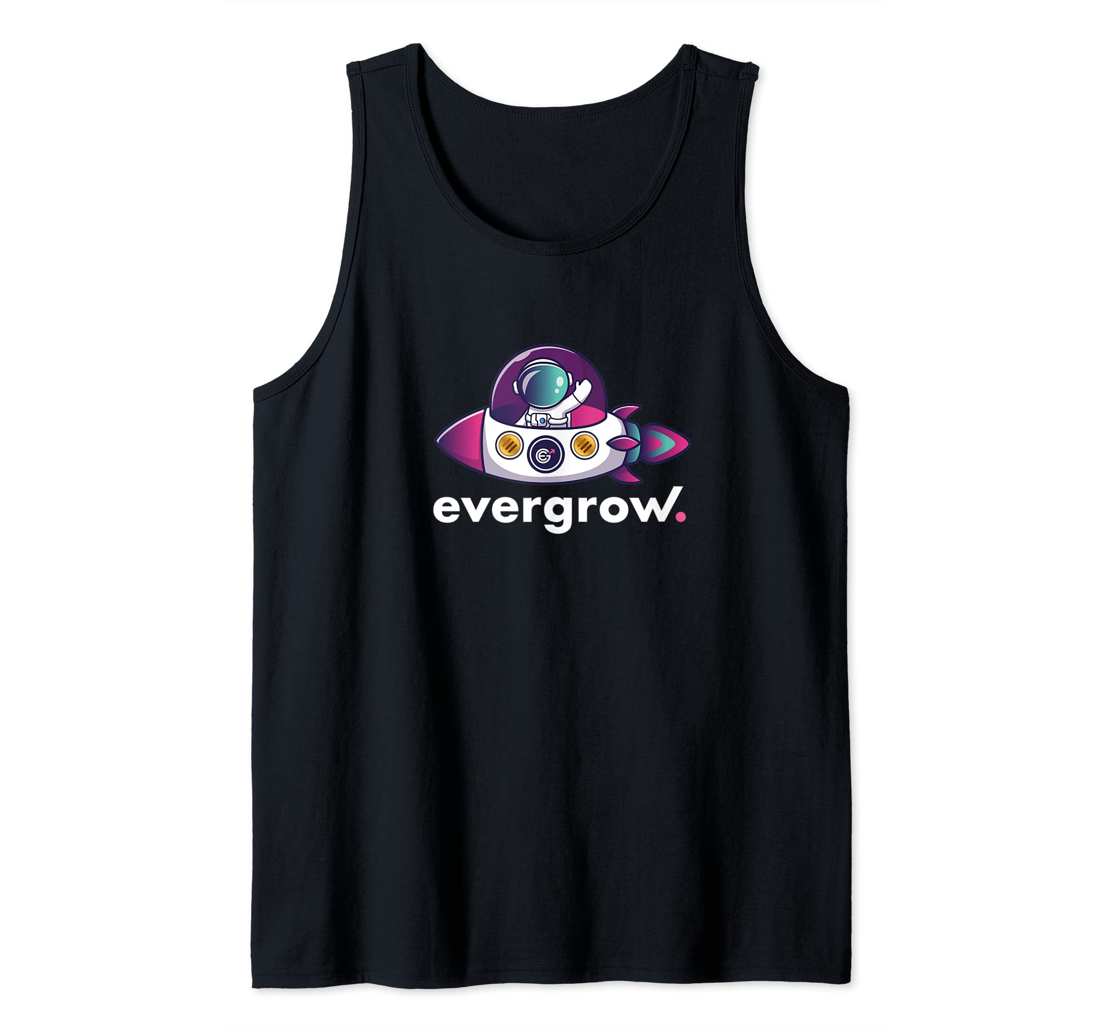 Evergrow Coin Crypto Astronaut Rocket Tank Top | Desertcart Seychelles