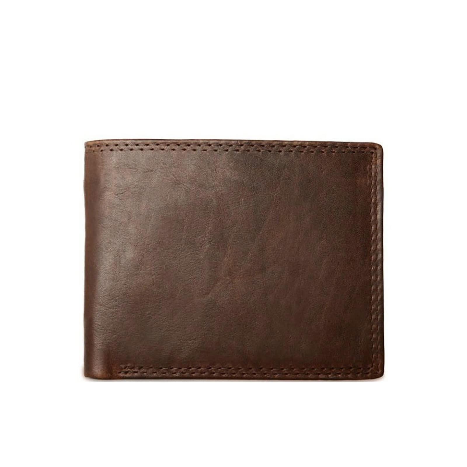 Portafoglio Uomo Grande Porta Carte Di Credito Colore Marrone Hédoniste By Balviu2502Balena Design Borsa Wild Hog - Foto 7