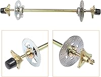 Vista 2 de labwork Kit de eje trasero vivo de 29 pulgadas/740 mm con conjunto de freno y reemplazo de cadena para triciclo de derrape, go kart, 50 cc, 70 cc