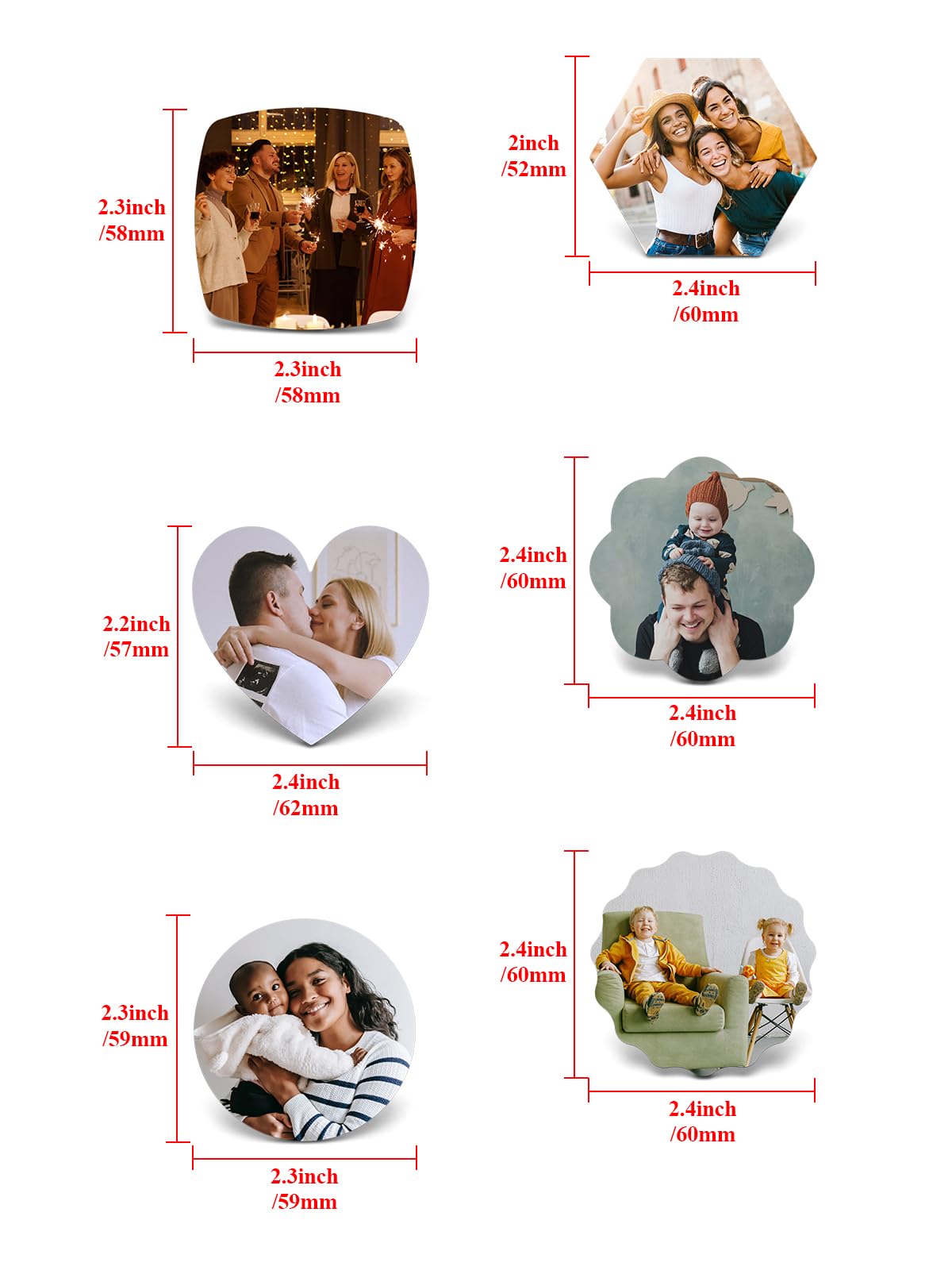 Personalisierter Fotomagnet - Individueller Fotostreifen Magnet Für Kühlschrank