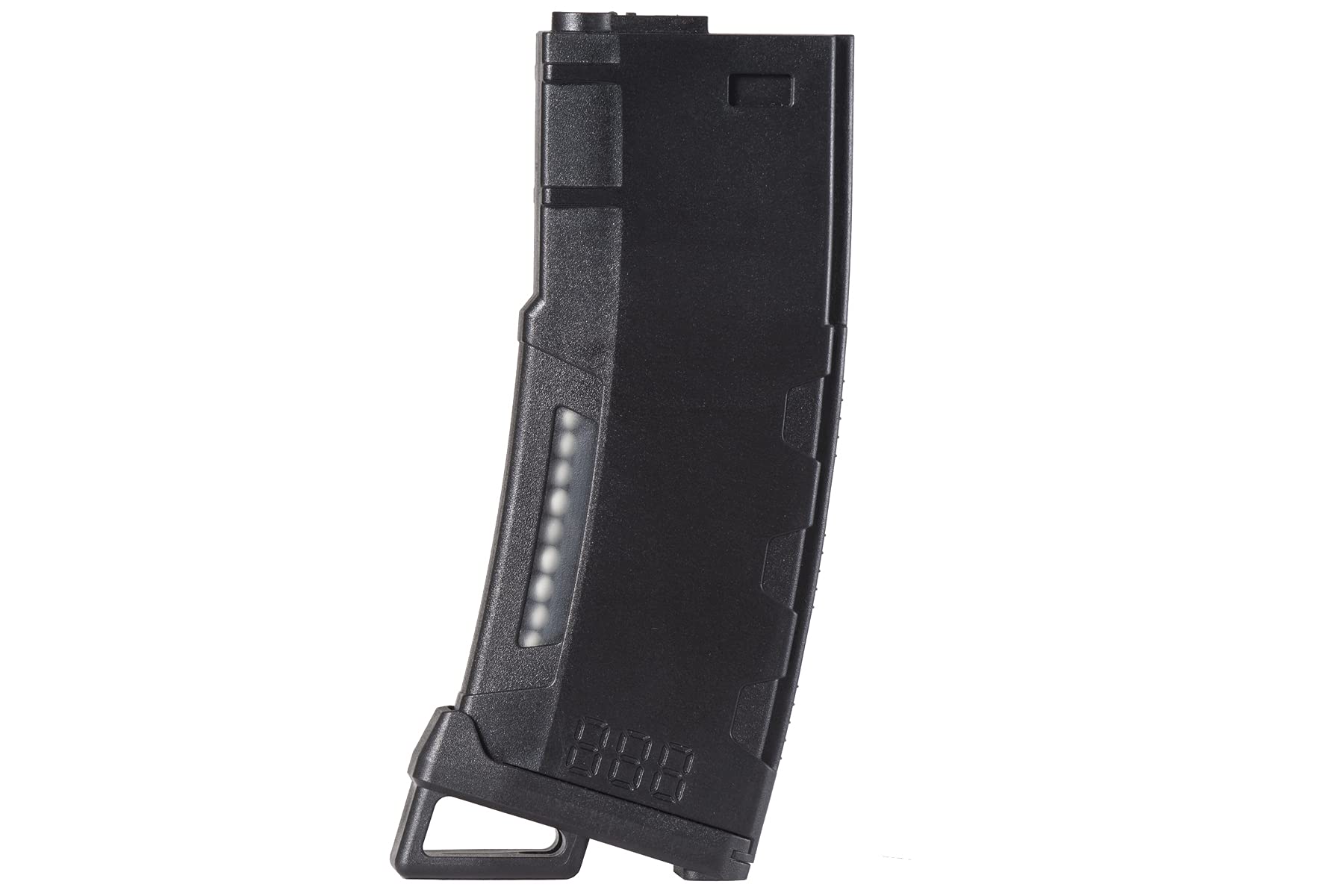 Lancer Tactical Airsoft M4 M16 Series Polymer 130 Round Capacity Transparent Window High Speed MidCap Airsoft Magazine