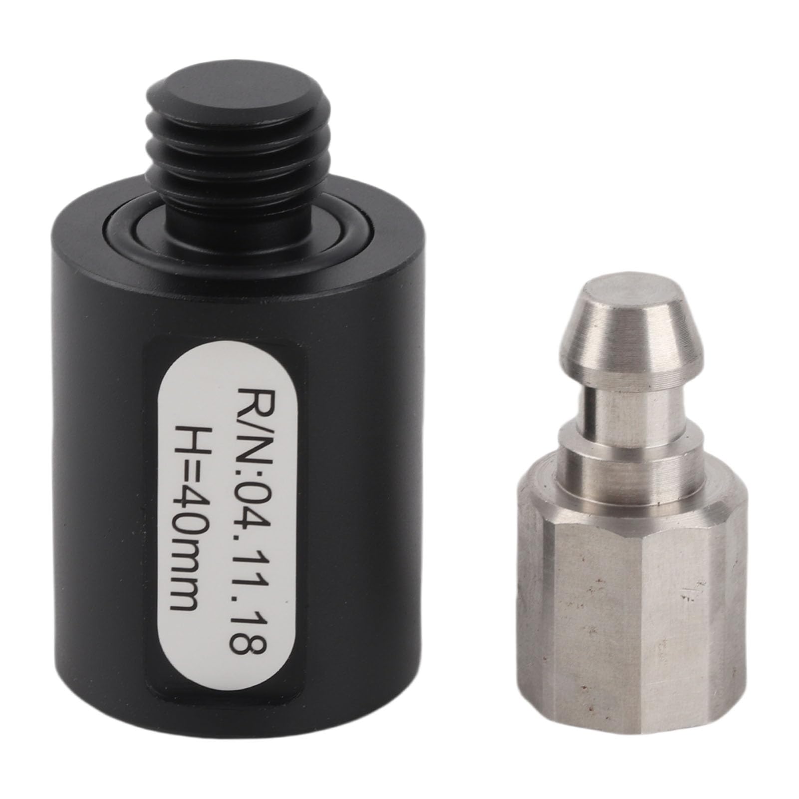 Gedourain Adapter do Tyczki Geodezyjnej GPS Mocny Szybkozłącze ze Stopu Aluminium do Tachimetru RTK Pomiar Mostów, Dróg, Budynków, 1,57 Cala