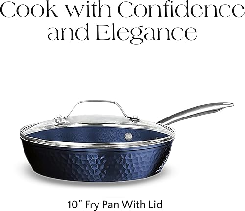 Miniatura 5 de OrgreeniC - Juego de utensilios de cocina con martillo, cerámica antiadherente para calefacción uniforme  Seguro para lavavajillas, horno y estufa