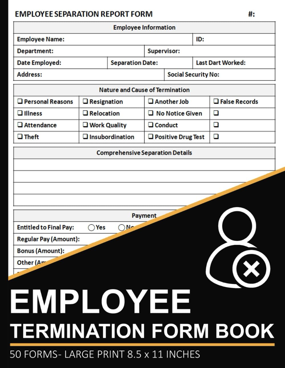 Employee Termination Form Book: Employee Separation Report Sheets | 50 Forms (100 Pages): Publishing, Lmshi.Da: Amazon.com: Books employee-termination-form-book-employee-separation-report-sheets-50-forms-100-pages-publishing-lmshi-da-amazon-com-books