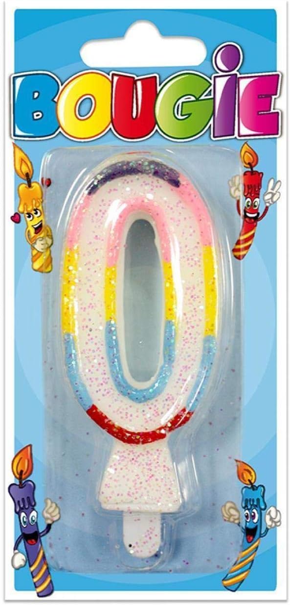 BOUGIE BLISTER CHIFFRE 0