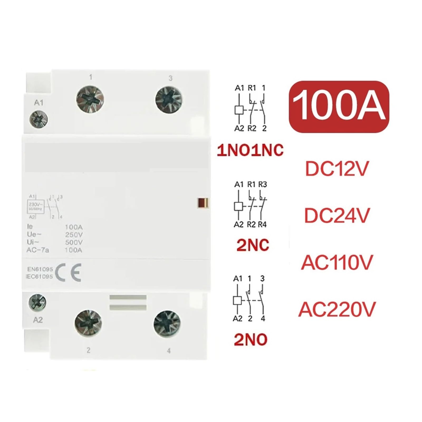 Din-Schienen-Haushalts-Wechselstrom-Modular-Schützschalter-Controller