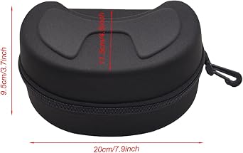Large Hard Sports Glasses Case, Snow Goggles Box, Sports Glasses Storage Holder, Protective Goggle Case,2pcs
