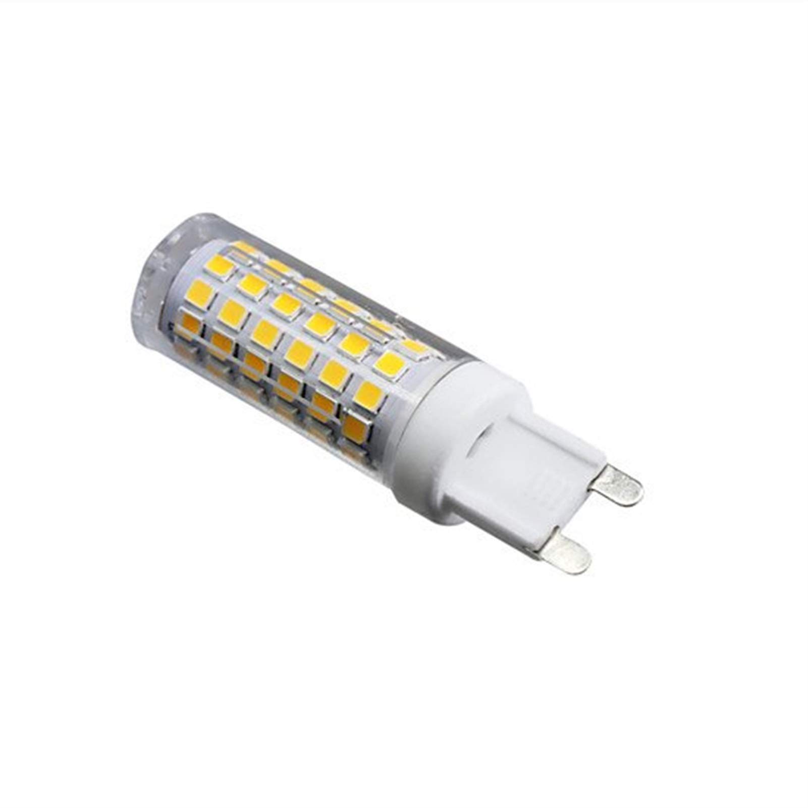fengyan Casa bombillas Bombilla LED 10X G9, 7W (50W bombilla halógena equivalente), 450LM, CA 220V 230V 240V, ángulo de haz de 360 ​​grados, 3000K / 6000K, bombillas de bajo consumo [Clase de eficienc