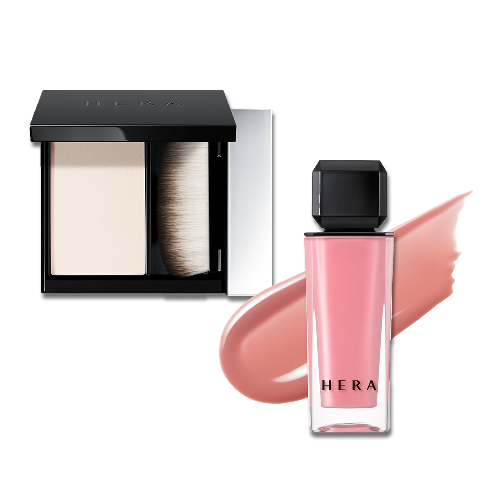 HERA Sensual Nude Lip Gloss 422 LINGERIE and Airy Blurring Powdered Primer