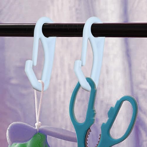 Miniatura 6 de Anley 4 clips de gancho resistentes para asta de bandera, accesorio de fijación de asta de bandera, fija ojales de bandera a la cuerda del patio,