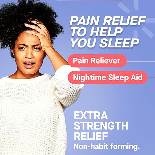 Miniatura 3 de Genexa Cápsulas de acetaminofén y ayuda para dormir extra fuertes para el dolor y la fiebre, 50 unidades