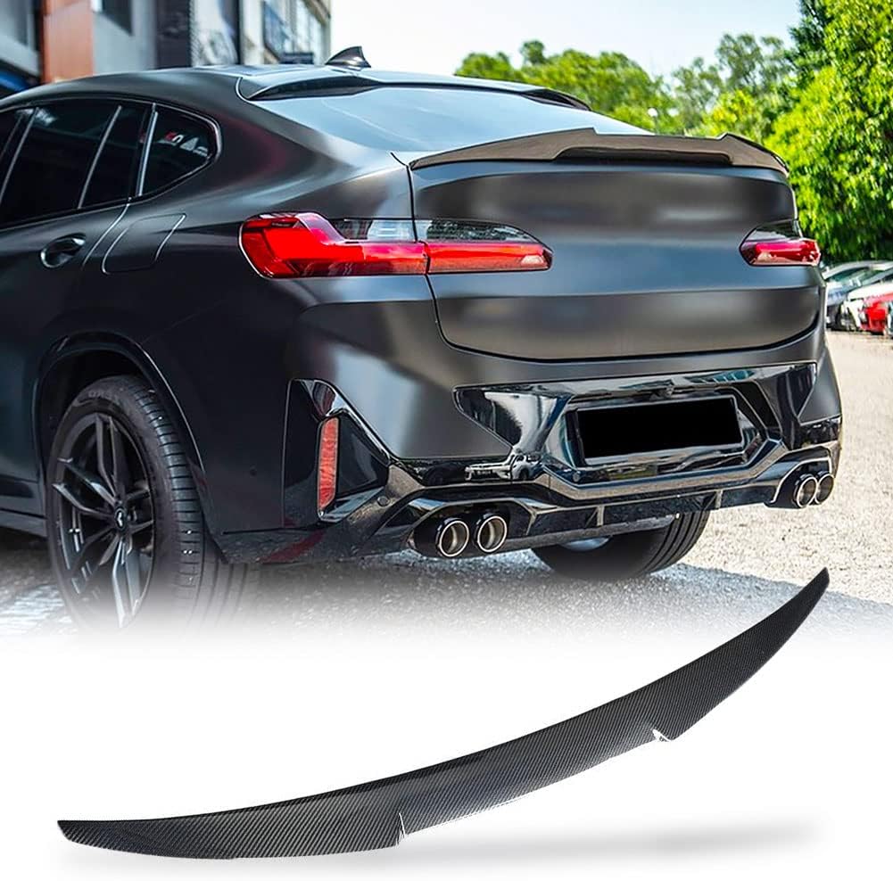 MCARCAR KIT Carbon Fiber Trunk Spoiler for BMW X4 G02 X4M F98 2019-2025 Rear Highkick Spoiler Wing Factory Outlet