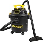 Stanley Wet/Dry Vacuum, 5 Gallon, 4 Horsepower AC , Black, SL18115P