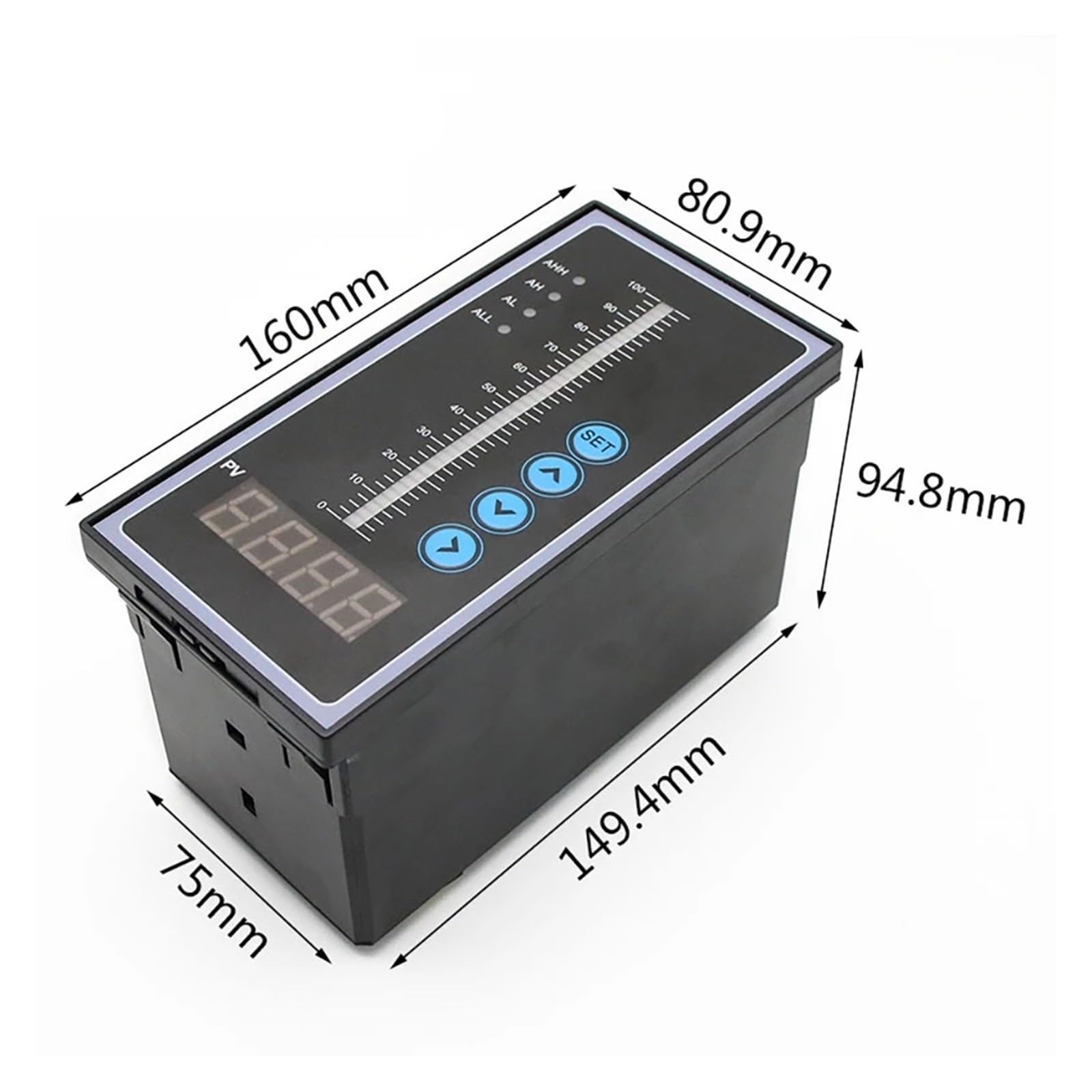 Transmisor de nivel integral con salida de 4-20 mA, sensor de nivel de agua y aceite líquido, controlador de sonda, interruptor de flotador de 1-10 m RS485 for bomba(5m range 5m cable)
