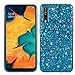 Price comparison product image Nadoli Case for Samsung Galaxy A50 Glitter Blue Soft Silicone Gel Electroplating Frame Ultrathin Shiny Flexible Stylish Bumper Tpu Protective Skin Case Cover Shell,Blue