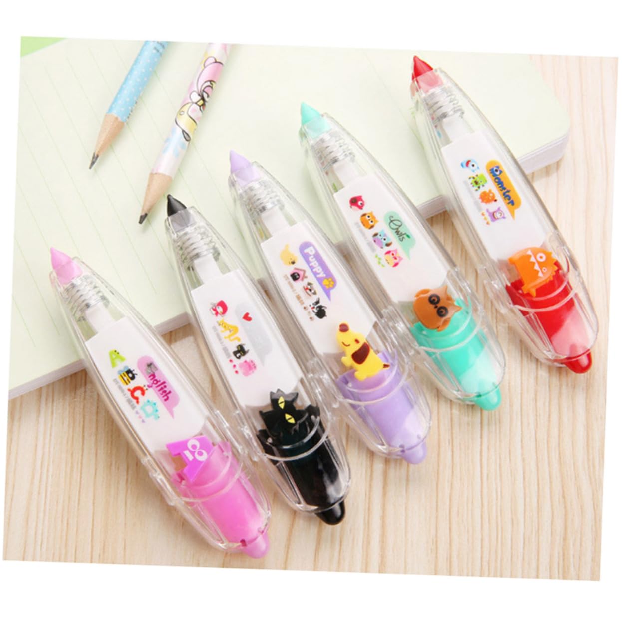 Lurrose 3 Set Di Nastri Decorativi Stili Unici Per Lettere Scuola Ufficio Scrapbooking 5 Pezzi * 3