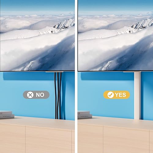 Miniatura 2 de Yecaye Ocultador de cable de TV, cubierta de cable de 42 pulgadas, cubierta de cable grande, cubiertas de alambre para 4 cables, ocultadores de